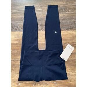 Lululemon Wunder Train High Rise 28” True Navy Size 6 NWT